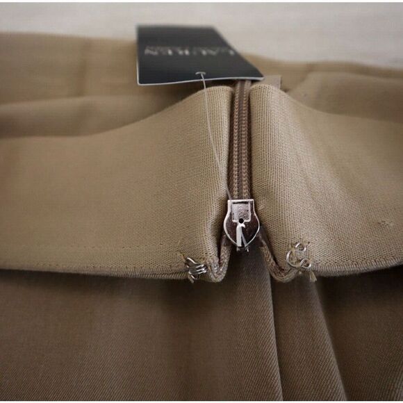 Lauren Ralph Lauren Women's Sz 10 Tan Keslina Stretch Twill Skinny Pants - Picture 9 of 11